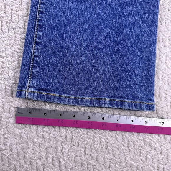 VINTAGE Levi's 525 Denim Jeans Size 10 Womens Nouveau Low Bootcut Mid Rise Y2K - Picture 11 of 14